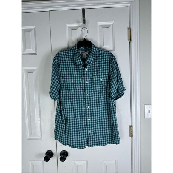 Duluth Trading Co Men’s Button Down Untucked Standard Fit Shirt Size L - Picture 1 of 4